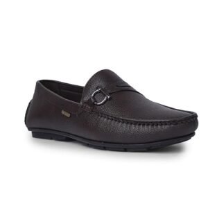 Liberty Fortune SME-2E Loafer Shoes for Men - Brown & Black, Non-Lacing Casual Slip-On Loafers - Ideal for Office, Party, Wedding, Kurta - Lightweight and Comfortable